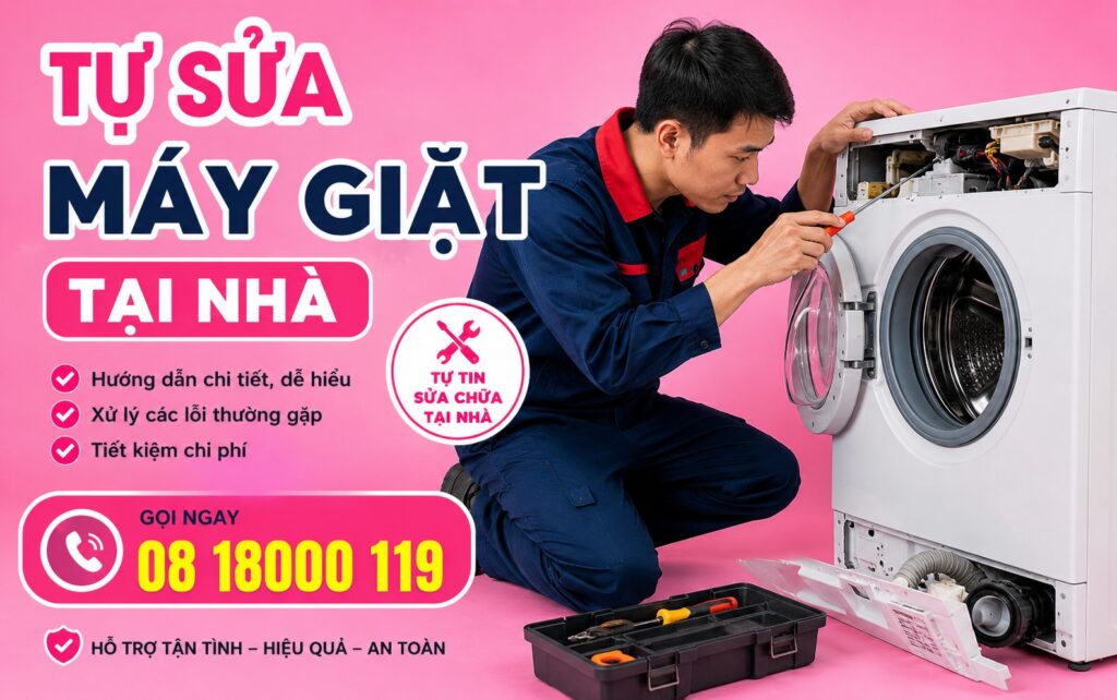 tự sửa máy giặt tại nhà