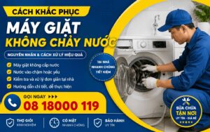 cách khắc phục máy giặt không chảy nước