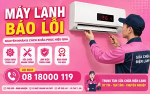 máy lạnh báo lỗi