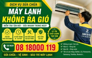 máy lạnh không ra gió