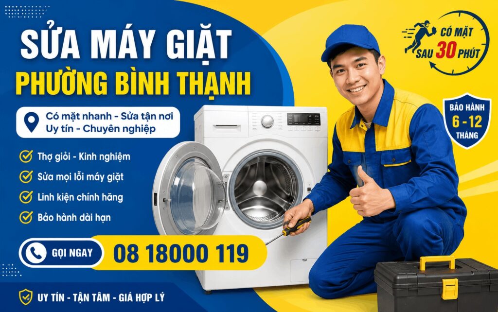 sửa máy giặt phường bình thạnh