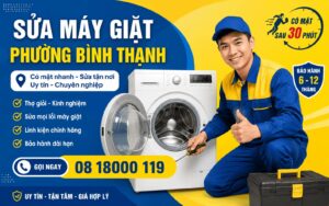 sửa máy giặt phường bình thạnh