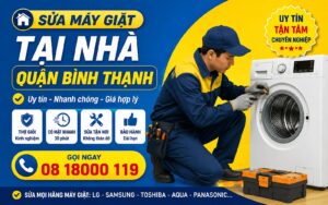 sửa máy giặt tại nhà quận bình thạnh