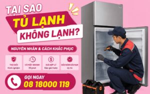 tại sao tủ lạnh không lạnh