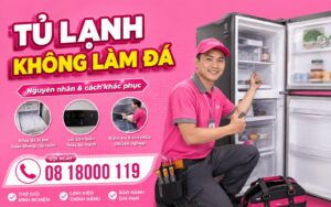 tủ lạnh không làm đá
