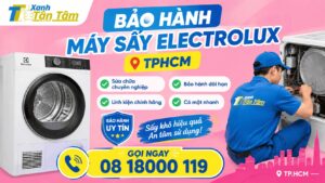 Bảo hành máy sấy Electrolux TPHCM