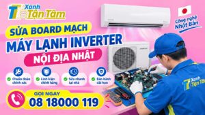 Sửa board mạch máy lạnh Inverter nội địa Nhật