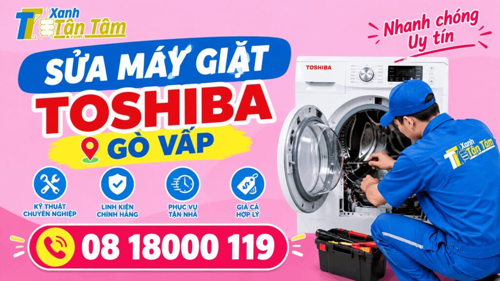 Sửa máy giặt Toshiba Gò Vấp