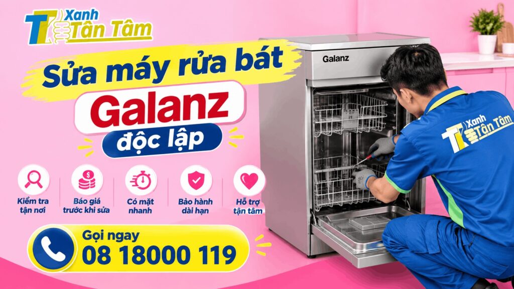 Sửa máy rửa bát Galanz độc lập