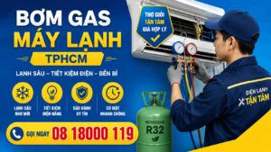 bơm gas máy lạnh TPHCM