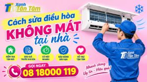 cách sửa điều hòa không mát tại nhà