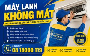 máy lạnh không mát