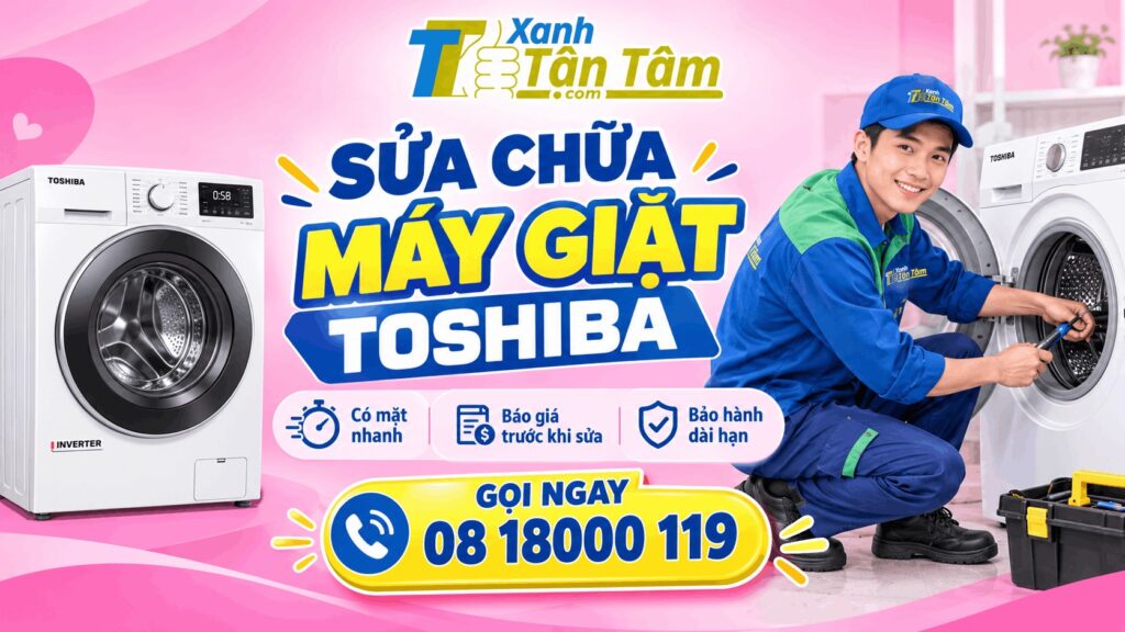 sửa chữa máy giặt toshiba