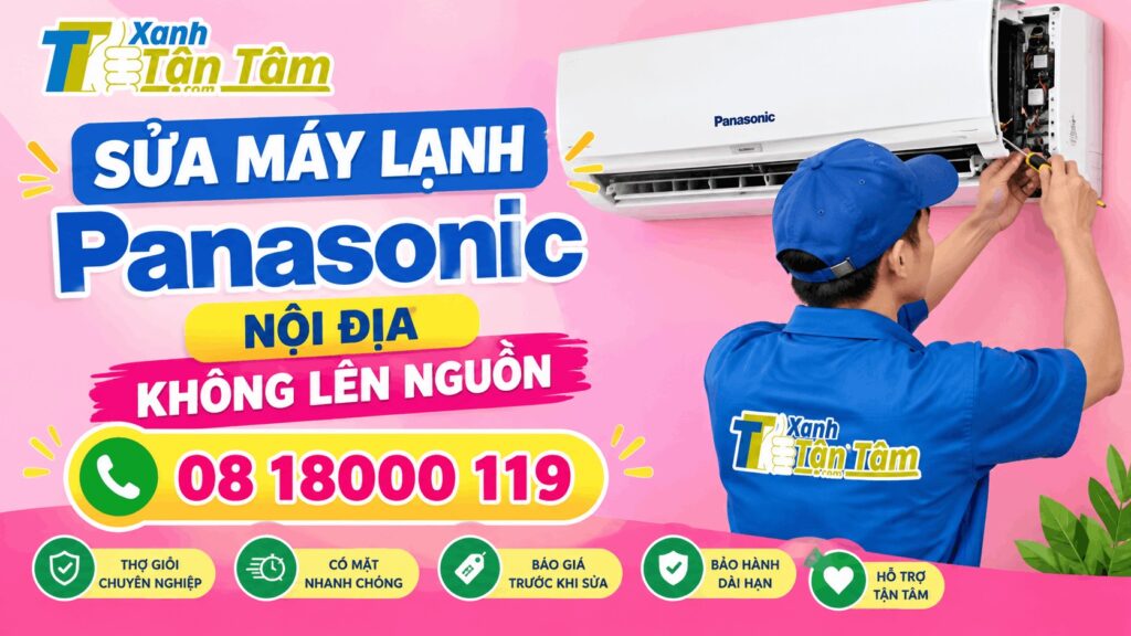 sửa máy lạnh Panasonic nội địa không lên nguồn