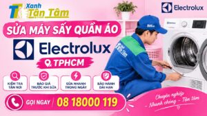 sửa máy sấy quần áo Electrolux TPHCM