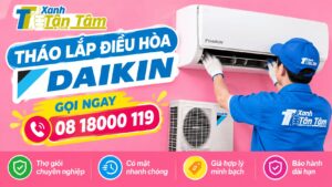 tháo lắp điều hòa daikin
