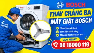 thay chảng ba máy giặt Bosch