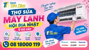 thợ sửa máy lạnh nội địa Nhật Gò Vấp