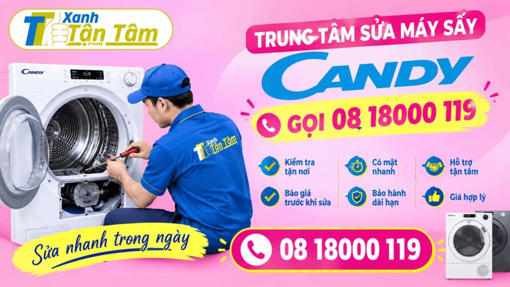 trung tâm sửa máy sấy Candy