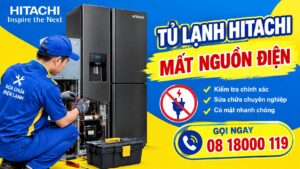 tủ lạnh hitachi mất nguồn điện
