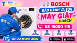 Bảo hành và sửa máy giặt Bosch