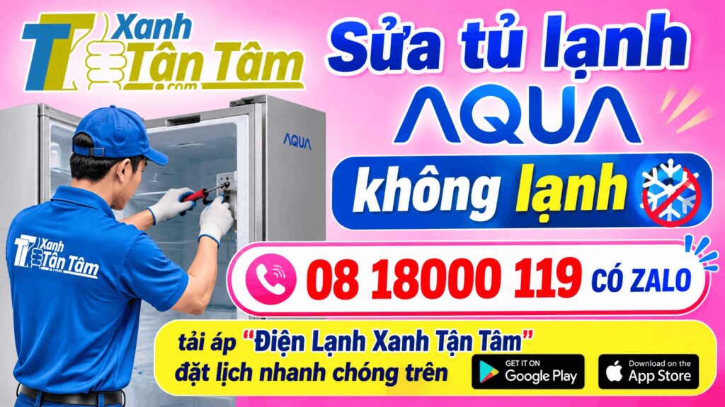Sửa tủ lạnh AQUA không lạnh