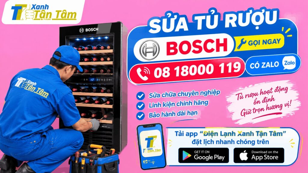 Sửa tủ rượu Bosch