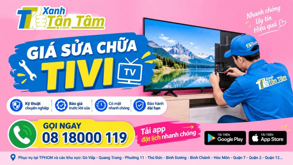 giá sửa chữa tivi