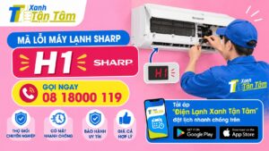 mã lỗi máy lạnh sharp h1