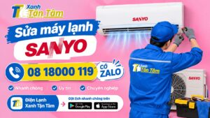 sửa máy lạnh Sanyo