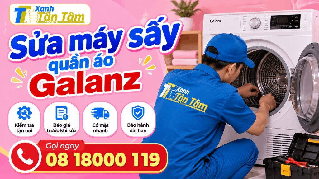 sửa máy sấy quần áo Galanz