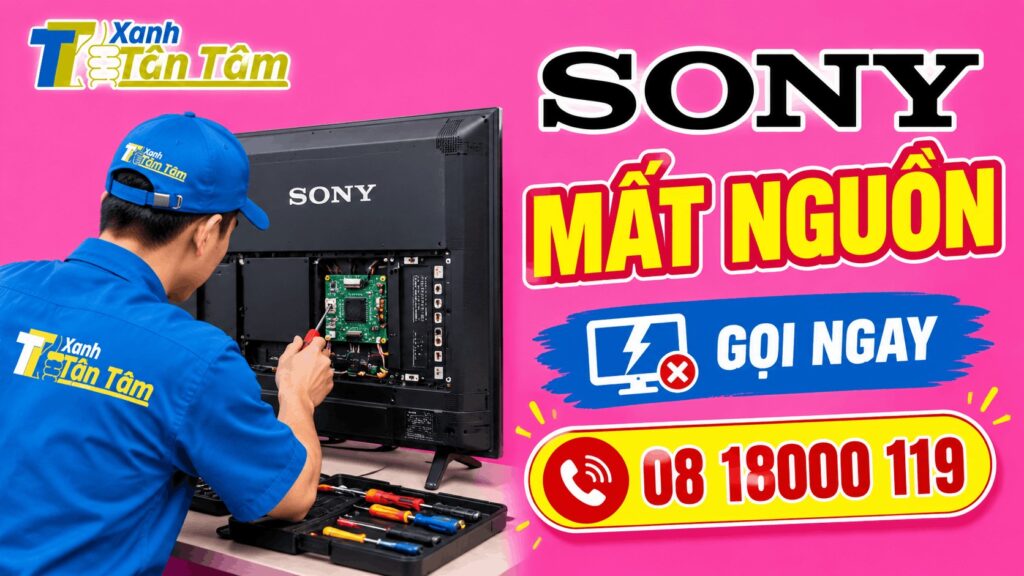 tivi Sony mất nguồn